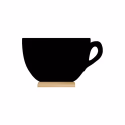 Securit FBT-CUP-3 tableau à craie et accessoires Noir Mélamine, Résine, Bois