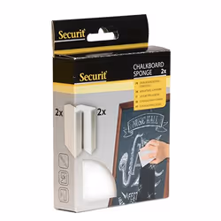 Securit SPONGE-2 éponge Rectangulaire Mélamine Blanc 2 pièce(s)
