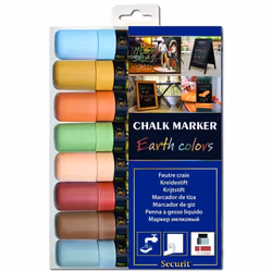 Pour une communication visuelle professionnelle et impactante Les feutres-craie couleur terre Securit® sont conçus pour répon ...