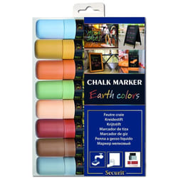 Feutre-craie couleur terre 7-15 mm par 8