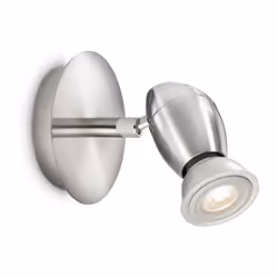 Philips myLiving Spot CHESTNUT LED, chrome mat, Surface, 1 ampoule(s), GU10, 2700 K, IP20, Chrome
