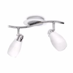 Philips myLiving Spot FUNNEL, chrome mat, Spot d'éclairage de surface, E14, 2 ampoule(s), Fluorescent, 2700 K, Chrome