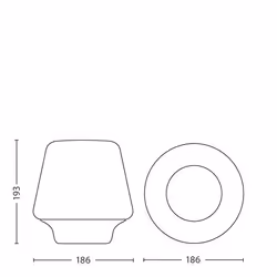 Philips myLiving Lampe à poser