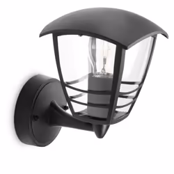 Philips myGarden Applique murale, Éclairage mural extérieur, Noir, Aluminium, IP44, Jardin, Patio, I