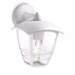 Philips myGarden Applique murale, Éclairage mural extérieur, Blanc, Aluminium, IP44, Jardin, Patio, I