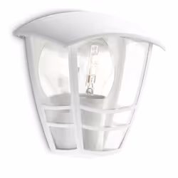 Philips myGarden Applique murale, Éclairage mural extérieur, Blanc, Aluminium, IP44, Jardin, Patio, II