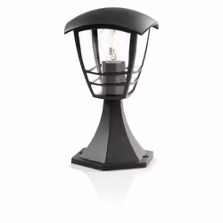 Philips myGarden Borne/lampadaire, Piedestal extérieur/Lampadaire, Noir, Aluminium, IP44, Jardin, Patio, I