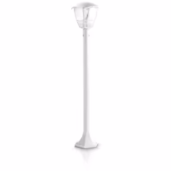 Philips myGarden Borne/lampadaire, Piedestal extérieur/Lampadaire, Blanc, Aluminium, IP44, Jardin, Patio, I