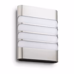 Philips myGarden Applique murale, Éclairage mural extérieur, Acier inoxydable, Acier inoxydable, IP44, Jardin, Patio, II