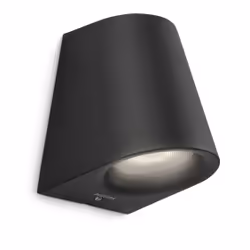 Philips myGarden Applique murale, Éclairage mural extérieur, Noir, Aluminium, IP44, Jardin, Patio, I