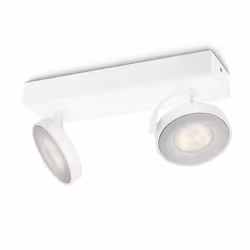 Philips Dimmable LED Spot double Clockwork, Spot d'éclairage de surface, Ampoule(s) non remplaçable(s), 2 ampoule(s), LED, 27 ...