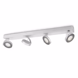 Philips Dimmable LED Spot 531744816, Spot d'éclairage de surface, Ampoule(s) non remplaçable(s), 4 ampoule(s), LED, 2700 K, A ...