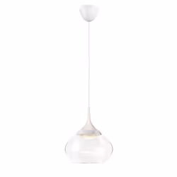 Philips myLiving Suspension 408943816, Support flexible, Blanc, Blanc, Verre, Verre, Chambre à coucher, Salon
