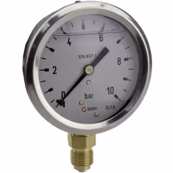 Informations techniques Connexion : G1/4 Dimension produit, Ø : 63 mm Filetage extérieur : 1/4" Milieu d'utilisation : Eau et ...