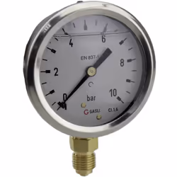 Informations techniques Connexion : G1/4 Dimension produit, Ø : 63 mm Filetage extérieur : 1/4" Milieu d'utilisation : Eau et ...