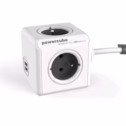 Allocacoc PowerCube Extended USB E(FR), 1.5m, 1,5 m, Type E, CE, KEMA, RoHS, 4 sortie(s) CA, 16 A, 230 V