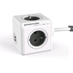 Allocacoc PowerCube Extended USB E(FR), 1.5m multiprise 1,5 m 4 sortie(s) CA