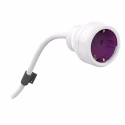 Allocacoc 8002/EUPE5M, 5 m, Type F, Magenta, Blanc, CE, RoHS, 1 sortie(s) CA, 16 A