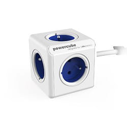 Allocacoc PowerCube Extended Type E multiprise 1,5 m 5 sortie(s) CA Intérieure Bleu