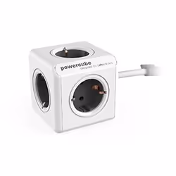 Allocacoc 1300GY/DEEXPC, 1,5 m, Intérieure, Type F, Type F (CEE 7/4), 1 mm², Blanc
