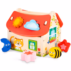 New Classic Toys Shape sorter house, 1 an(s), Multicolore