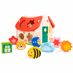 New Classic Toys Shape sorter house