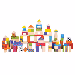 New Classic Toys Building blocks in a drum - fantasy