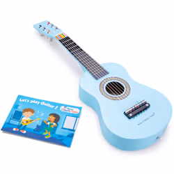 New Classic Toys Guitar, Instrument de musique jouet, Guitare, 3 an(s), Bleu