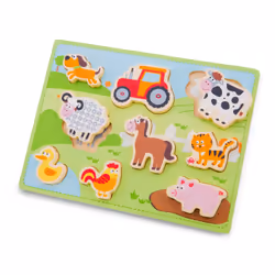 New Classic Toys Chunky Farm, Ferme, 2 an(s)