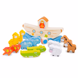 New Classic Toys Balance Game - Noah's Ark