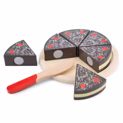 New Classic Toys Cutting Cake - Chocolate