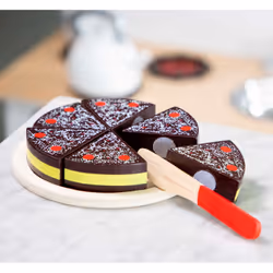 New Classic Toys Cutting Cake - Chocolate