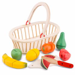 New Classic Toys Cutting Meal - Fruit Basket, 2 an(s)