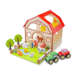 New Classic Toys Wooden Farm House Playset