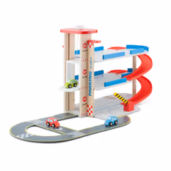 New Classic Toys 11040, Ensemble véhicule et piste, 3 an(s), Multicolore, Bleu, Vert, Rouge