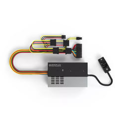 Streacom ST-ZF240 unité d'alimentation d'énergie 240 W 20+4 pin ATX Noir, Argent