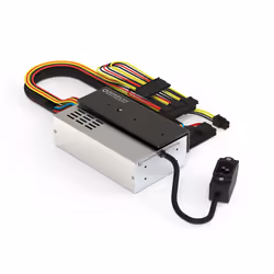 Streacom ST-ZF240 unité d'alimentation d'énergie 240 W 20+4 pin ATX Noir, Argent