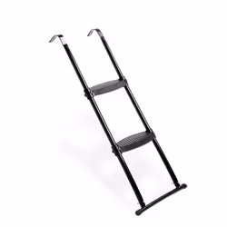 EXIT Échelle pour trampoline pour hauteur de cadre entre 80-95cm, Échelle de trampoline, Noir