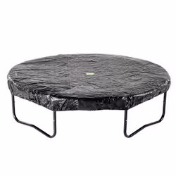 EXIT Bâche de protection 366 (12ft), Housse de trampoline, Polyéthylène, Noir