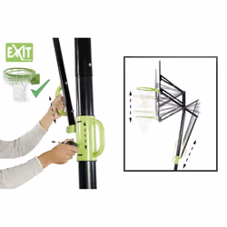 EXIT Galaxy Panier De Basket Portable (Avec Anneau De Dunk)