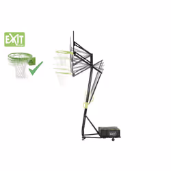 EXIT Galaxy Panier De Basket Portable (Avec Anneau De Dunk) - Vue supplémentaire 5