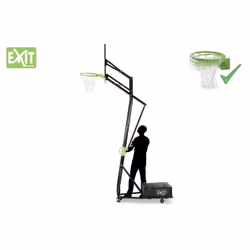 EXIT Galaxy Panier De Basket Portable (Avec Anneau De Dunk) - Vue supplémentaire 8