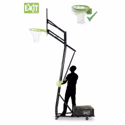 EXIT Galaxy Panier De Basket Portable (Avec Anneau De Dunk) - Vue supplémentaire 9