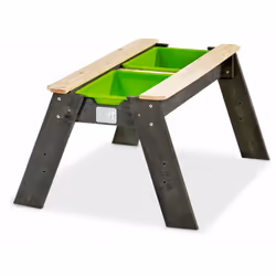 La table d'activités sable et eau EXIT Aksent est multifonctionnelle. La table d'activités sable et eau a deux bacs verts qui ...