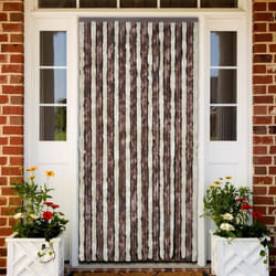 vidaXL Moustiquaire Beige et marron clair 90x220 cm Chenille - TU