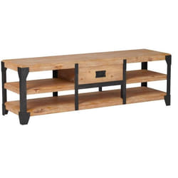 vidaXL Meuble TV Meuble de télévision 140 x 40 x 45 cm Bois dacacia Massif