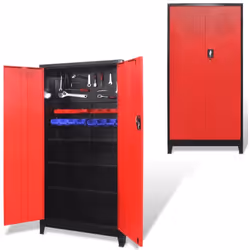 Cette armoire à outils sera idéale pour le rangement de vos outils, mais elle peut également être un ajout décoratif unique à ...