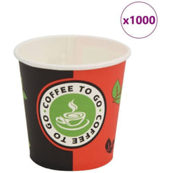 Vidaxl - Gobelet à café jetable 1000 pcs Papier 120 ml (4 oz)