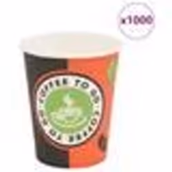 vidaXL Gobelet à café jetable 1000 pcs Papier 240 ml (8 oz)