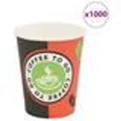 vidaXL Gobelet à café jetable 1000 pcs Papier 240 ml (8 oz)